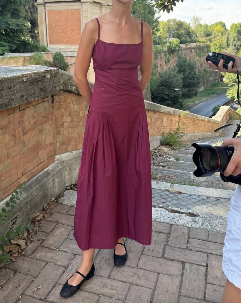 NEW CIAO LUCIA women's karita dress in red